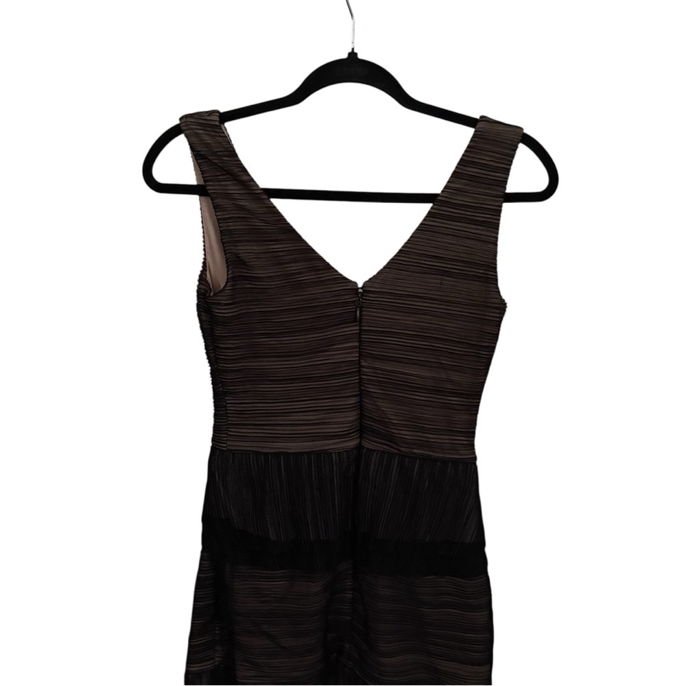 BCBG Max Azria Sven Black Mesh Mini Dress Size XS Cocktail Extra Small - Picture 4 of 8